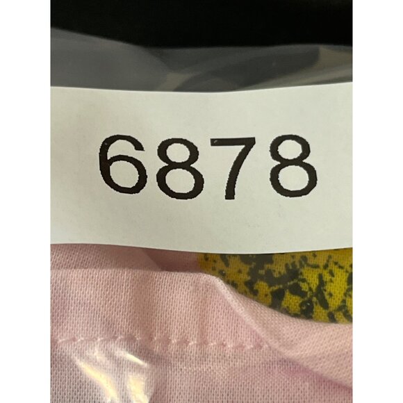 IML Mens Pineapple Print Button-Down Shirt Short Sleeve S Cotton/Rayon‎ Pink - Picture 7 of 7